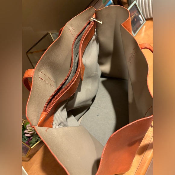 Furla Orange Leather Bag - Picture 4 of 4